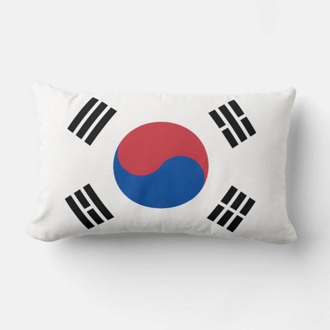Flag of South Korea (ROK) Lumbar Cushion (Front)