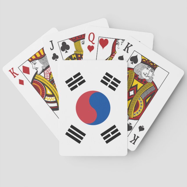 Flag of South Korea (ROK) Playing Cards (Back)