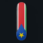 Flag of South Sudan (Africa) Skateboard<br><div class="desc">This design features the national flag of South Sudan (officially known as the Republic of South Sudan), which is a landlocked country in east-central Africa. South Sudan borders Ethiopia to the east, Sudan to the north, the Central African Republic to the west, the Democratic Republic of the Congo to the...</div>