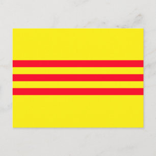 Flag of South Vietnam Postcard