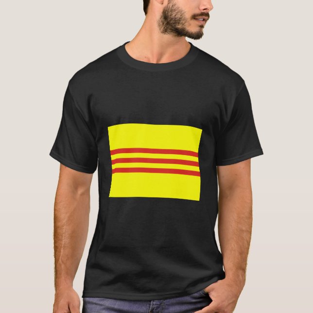 Flag Of South Vietnam T-Shirt (Front)