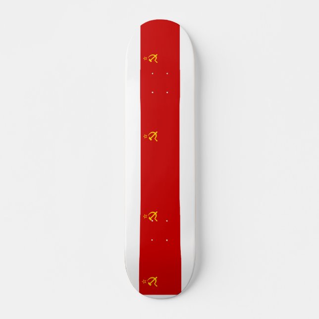 Flag of Soviet Union Skateboard (Front)