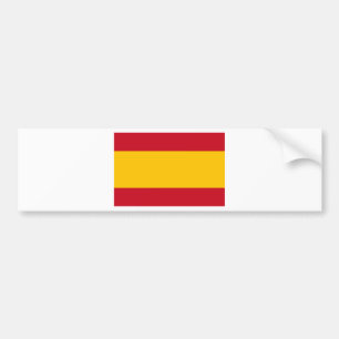 Flag of Spain, Bandera de España, Bandera Española Bumper Sticker