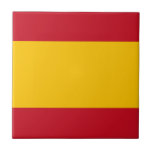 Flag of Spain, Bandera de España, Bandera Española Tile<br><div class="desc">Flag of Spain - Bandera de España - Spanish Flag - Bandera Española</div>