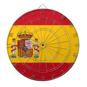 Flag of Spain Dartboard