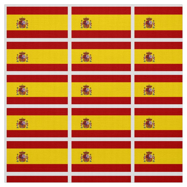 Flag of Spain Fabric (Swatch)