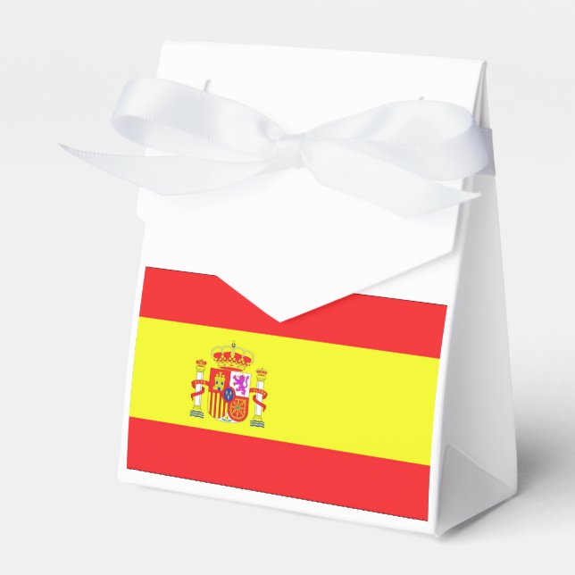 Flag of Spain Favour Box (Front Side)