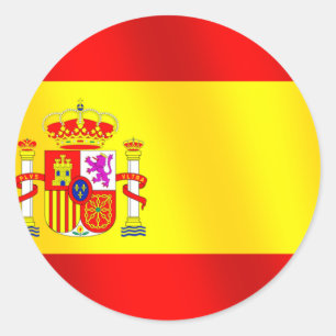 Flag of Spain for Spaniards worldwide Classic Round Sticker