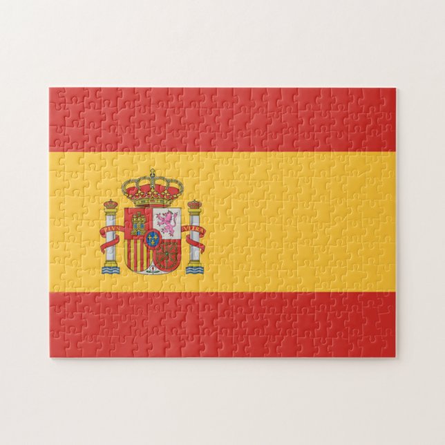 Flag of Spain Jigsaw Puzzle (Horizontal)