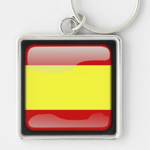 Flag of Spain Key Ring