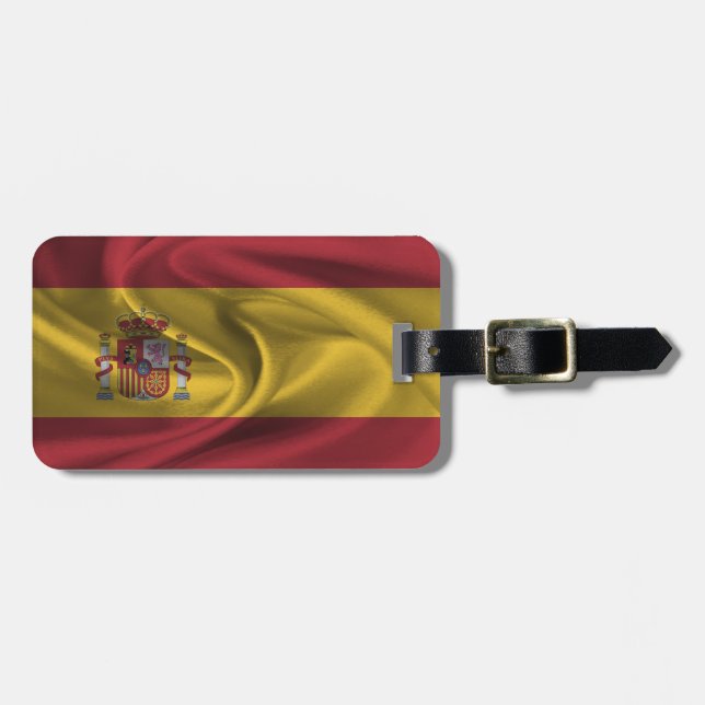 Flag Of Spain Luggage Tag (Front Horizontal)