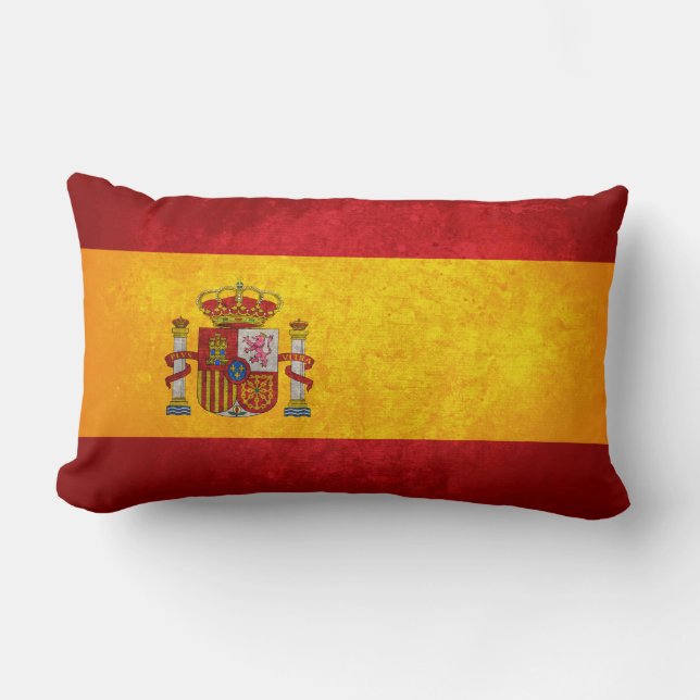 Flag of Spain Lumbar Cushion (Front)