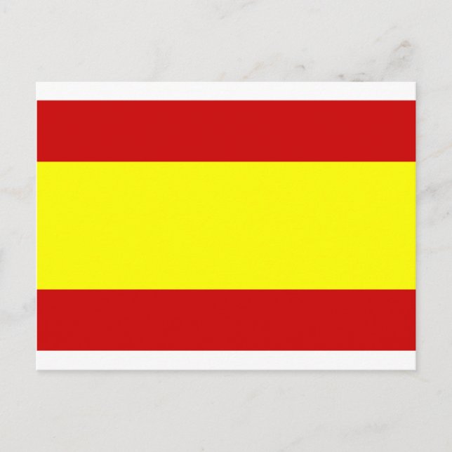 Flag of Spain Postcard (Front)
