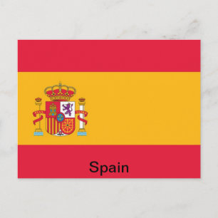 Flag of Spain Postcard