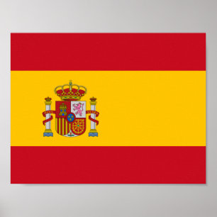 Flag of Spain Poster