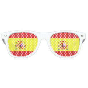 Flag of Spain Retro Sunglasses