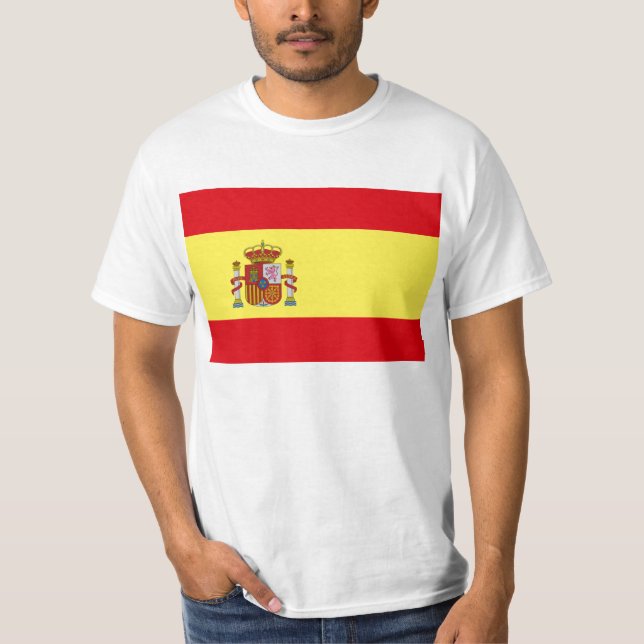 Flag of Spain T Shirt (Front)