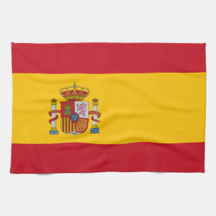 Flag of Spain Tea Towel