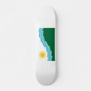 Flag of Spokane, Washington Skateboard