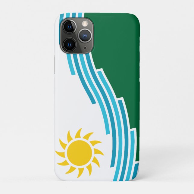 Flag of Spokane, Washington State Case-Mate iPhone Case (Back)