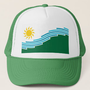 Flag of Spokane, Washington Trucker Hat