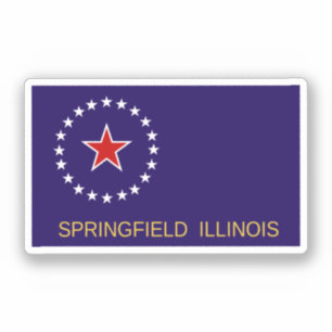 Flag of Springfield, Illinois