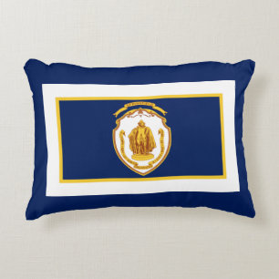 Flag of Springfield, Massachusetts Decorative Cushion