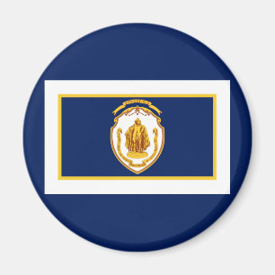 Flag of Springfield, Massachusetts Magnet