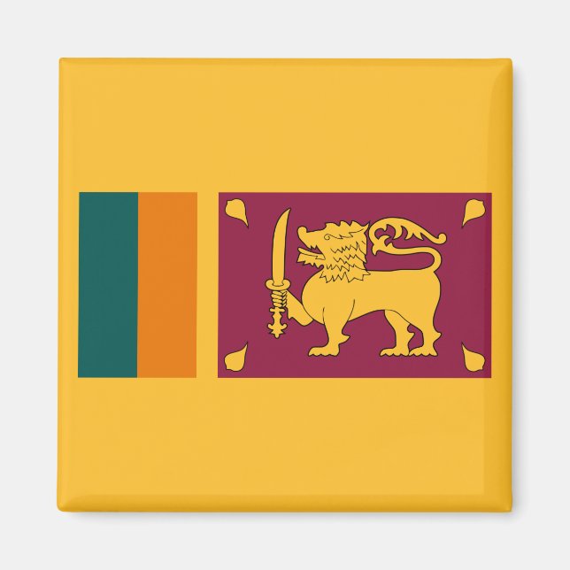 Flag of Sri Lanka Magnet (Front)