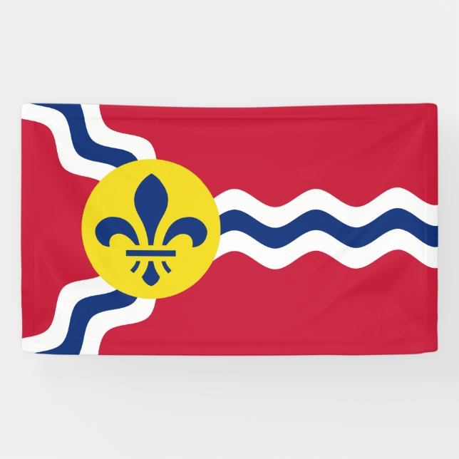 Flag of St. Louis, Missouri Banner (Horizontal)