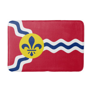 Flag of St. Louis, Missouri Bath Mat