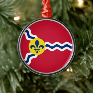 Flag of St Louis (Missouri City) Ceramic Ornament