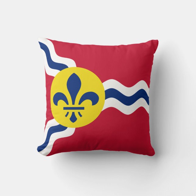 Flag of St. Louis, Missouri Cushion (Front)