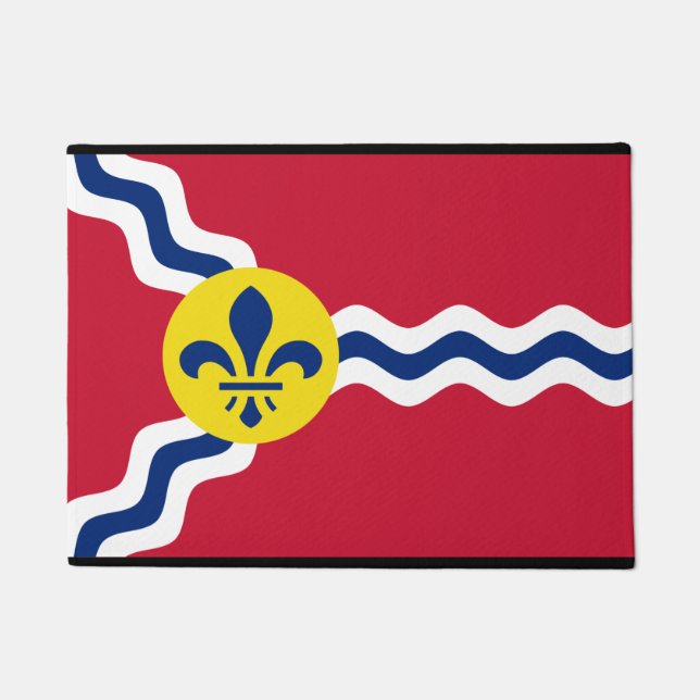 Flag of St. Louis, Missouri Doormat (Front)