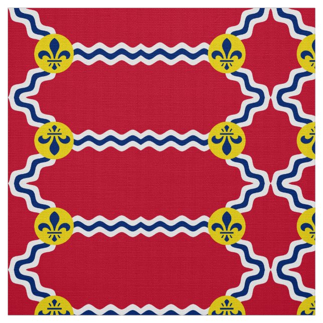 Flag of St. Louis, Missouri Fabric (Swatch)