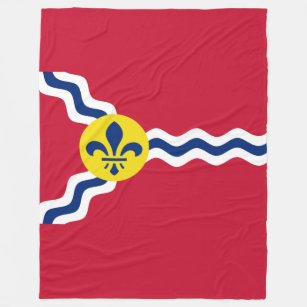 Flag of St. Louis, Missouri Fleece Blanket