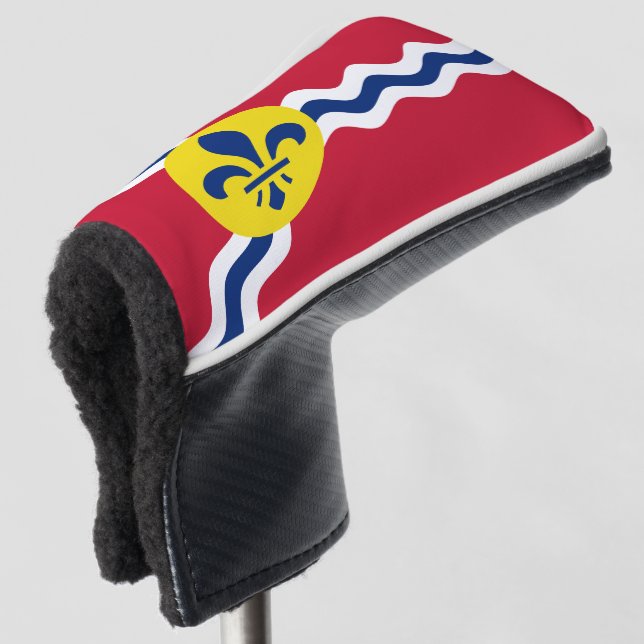 Flag of St. Louis, Missouri Golf Head Cover (3/4 Front)