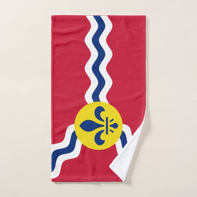 Flag of St. Louis, Missouri Hand Towel (Hand Towel)