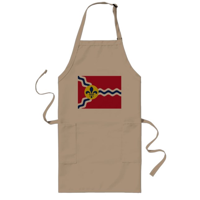 Flag of St. Louis, Missouri Long Apron (Front)