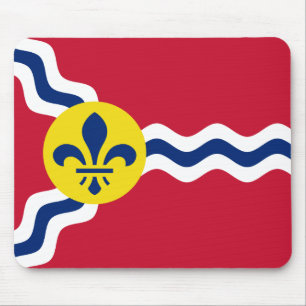 Flag of St. Louis, Missouri Mouse Pad