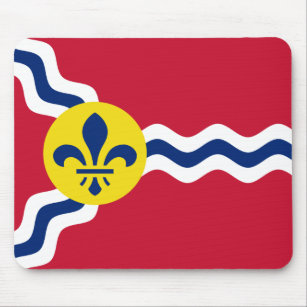 Flag of St Louis (Missouri) Mouse Pad