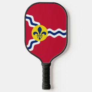 Flag of St. Louis, Missouri Pickleball Paddle