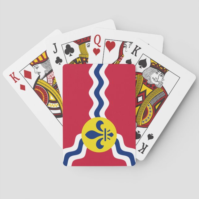 Flag of St Louis (Missouri) Playing Cards (Back)