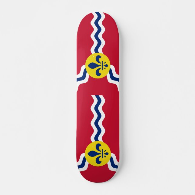 Flag of St. Louis, Missouri Skateboard (Front)