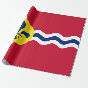 Flag of St. Louis, Missouri Wrapping Paper