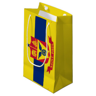 Flag of St Paul, Minnesota Small Gift Bag