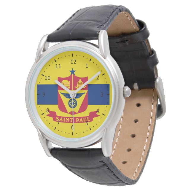 Flag of St Paul, Minnesota Watch (Angled)