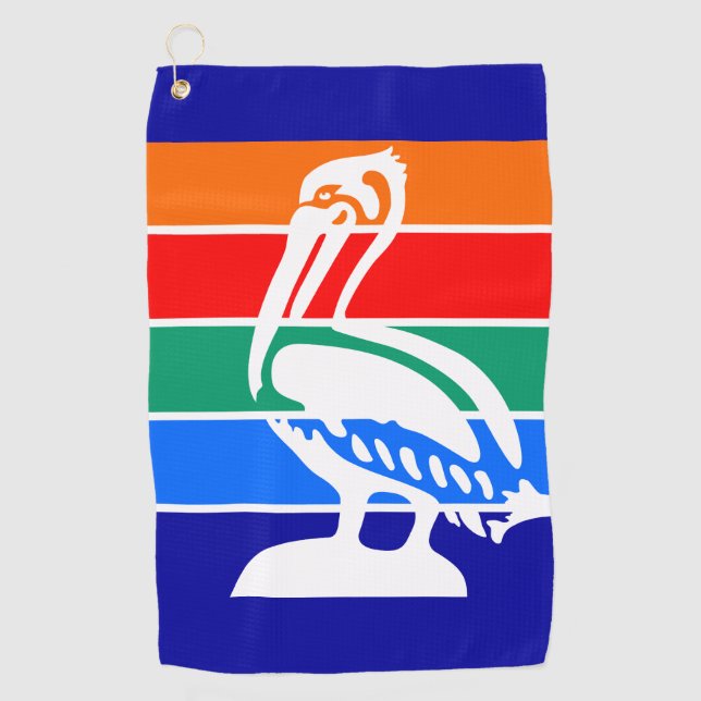 Flag of St. Petersburg, Florida Golf Towel (Front)