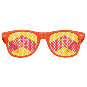 Flag of Staffordshire Retro Sunglasses