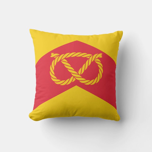 Flag of Staffordshire Throw Pillow (Front)